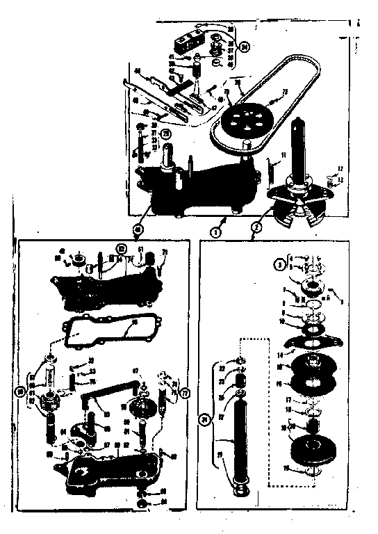 Gearcase and brake