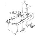 Sears 272F642-5170 bottom case assembly diagram