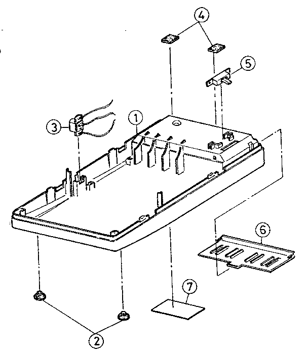 Bottom case assembly