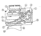 Sears 272F642-5170 main p.c. board assembly diagram