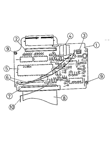 Main p.c. board assembly
