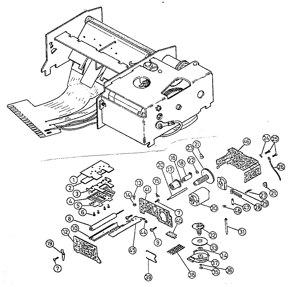 Thermal head assembly pu-1802-1g