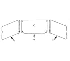 Kenmore 103700130 optional oven liner diagram