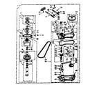 Kenmore 1106824573 gearcase/transmission diagram