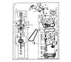 Kenmore 1106824524 gearcase/transmission diagram