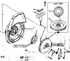 Tractor Accessories 590462 rewind starter diagram