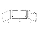 Kenmore 1039706760 optional oven liner diagram