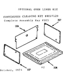 Optional oven liner
