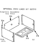 Optional oven liner