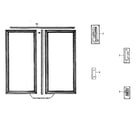 Kenmore 1799 double door kit parts diagram