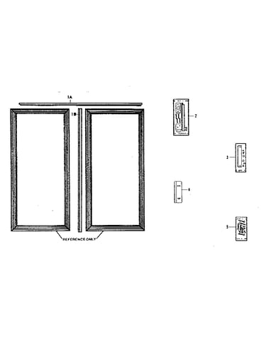 Double door kit parts