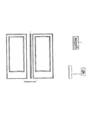 Double door kit parts