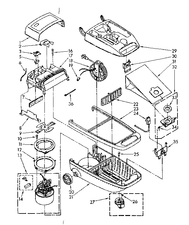 Vacuum cleaner parts