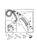 Hose and attachment parts