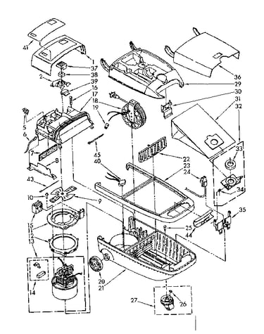 Vacuum cleaner parts