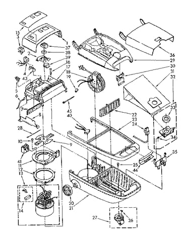 Vacuum cleaner parts