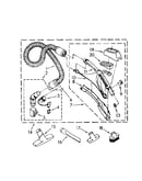 Hose and attachment parts
