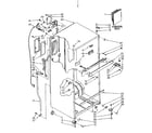 Kenmore 1068776360 cabinet parts diagram