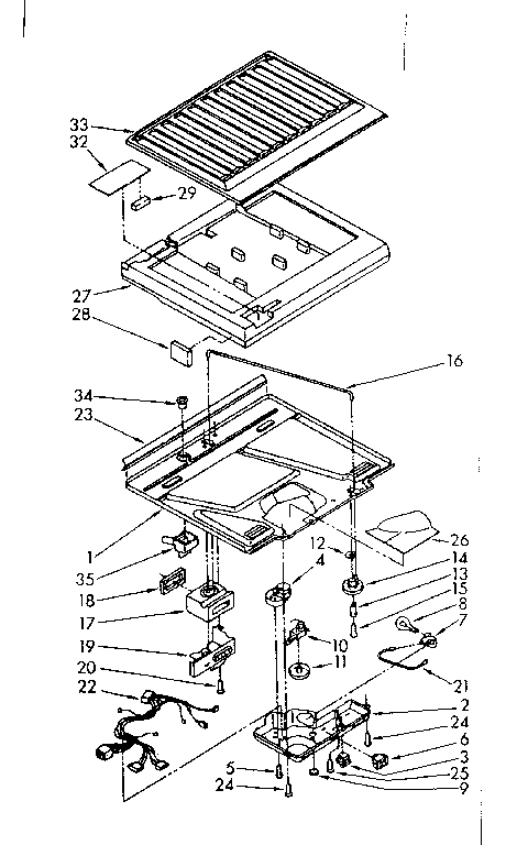 Compartment separator parts