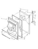 Refrigerator door parts