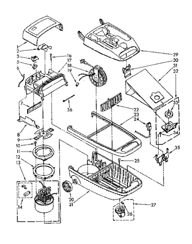 Vacuum cleaner parts