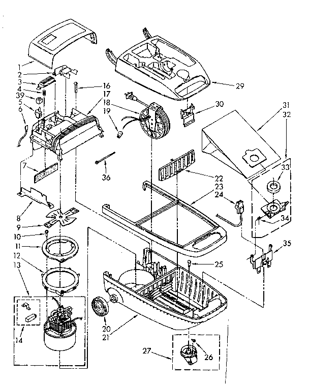Vacuum cleaner parts