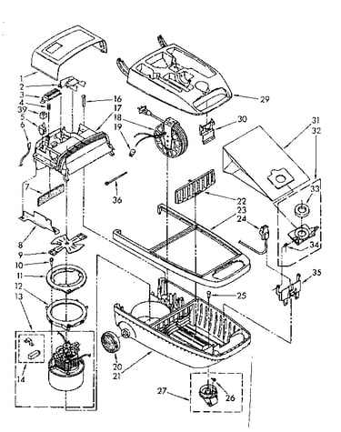 Vacuum cleaner parts