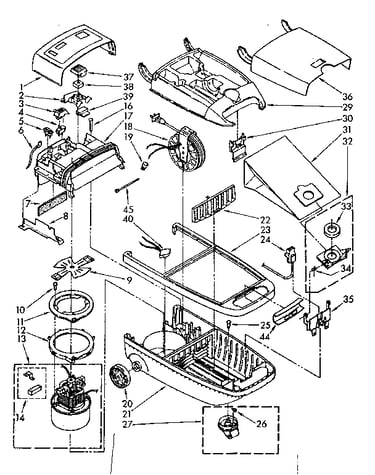 Vacuum cleaner parts