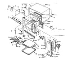 Kenmore 5648703380 cabinet and control panel parts diagram