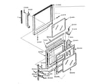 Kenmore 5648703380 door parts diagram