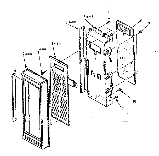 Control panel parts