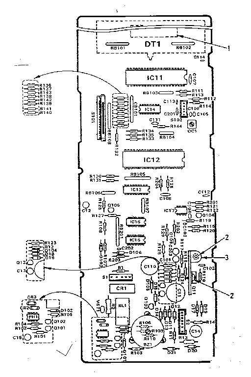 POWER AND CONTROL CIRCUIT BOARD (PART NO. 12666R)