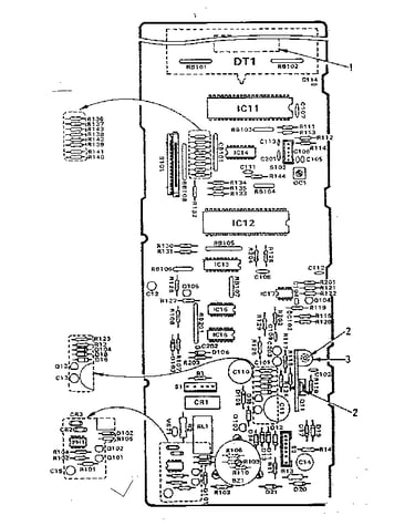 Power and control circuit board (part no. 12666r)