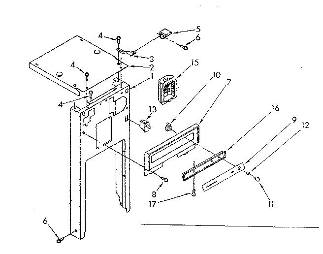 Panel and control parts