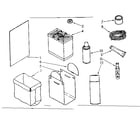 Kenmore 6651336581 optional parts (not included) diagram