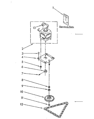 Motor and drive parts