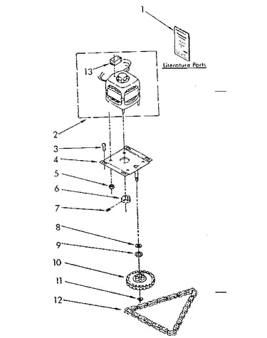 Motor and drive parts