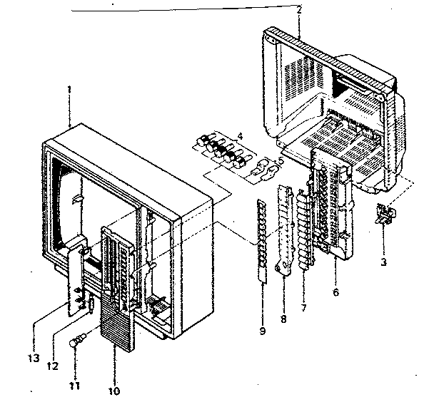Cabinet parts list