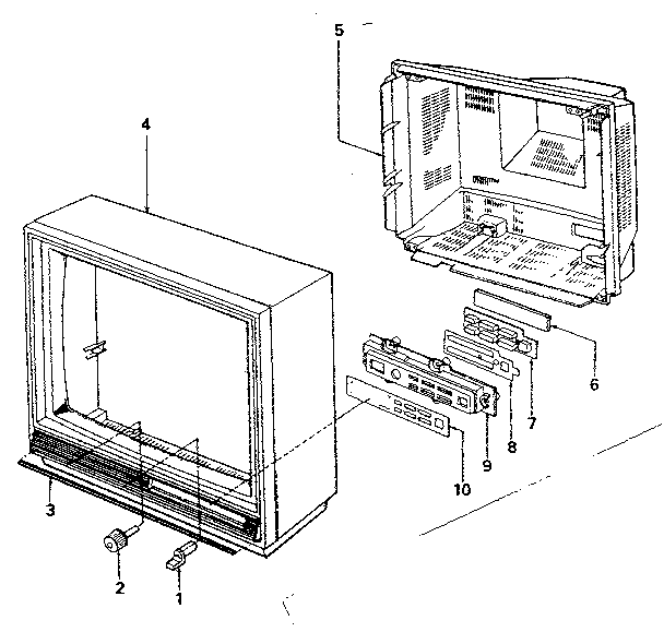 CABINET PARTS LIST