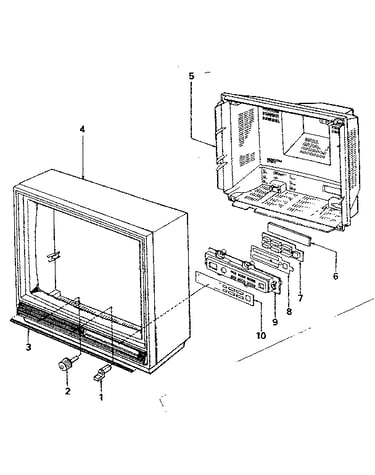 Cabinet parts list
