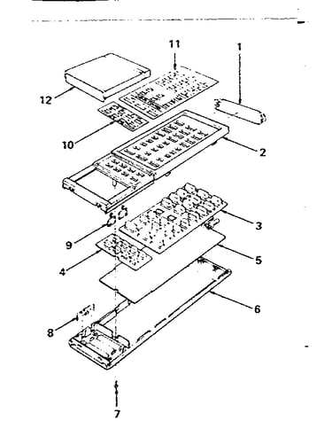 Remote transmitter parts