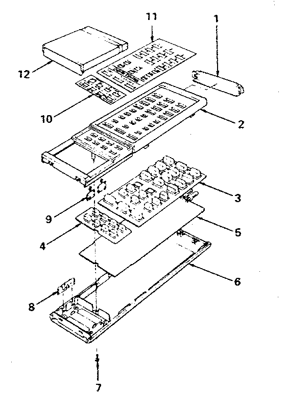 Remote transmitter parts
