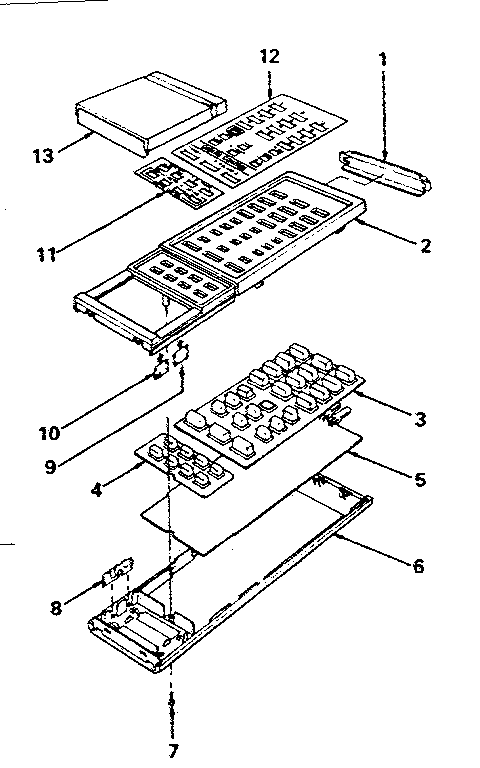 Remote control transmitter parts