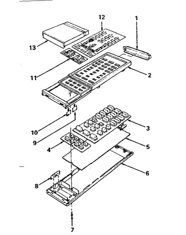 Remote control transmitter parts