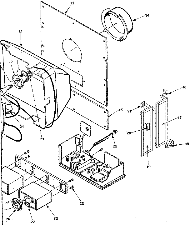 Back cover assembly