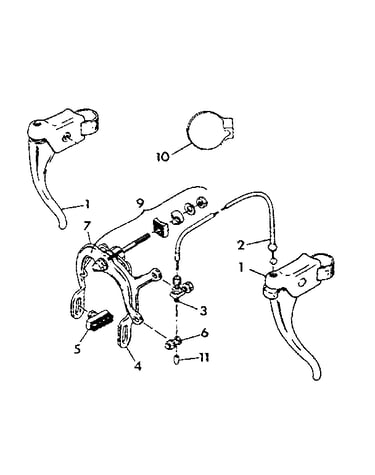 Arai caliper brakes