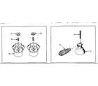 Sears 6095808 handle assembly diagram