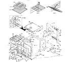 Kenmore 8504257824 body section (single ovens) diagram