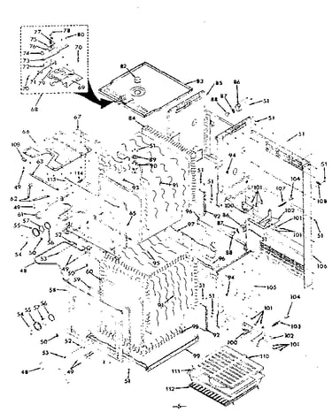Body section (double ovens)