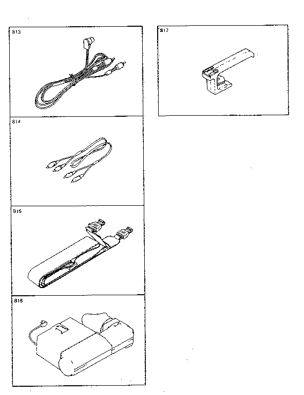 Accessories and cables